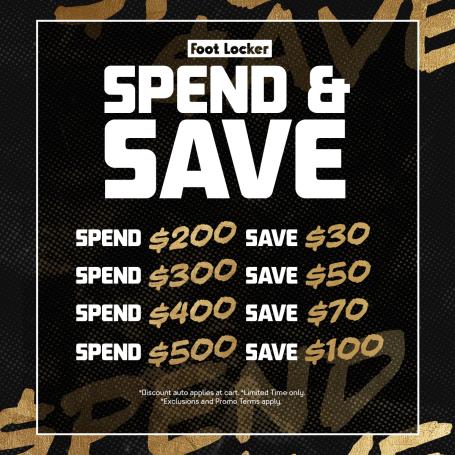 Footlocker Spend & Save Event