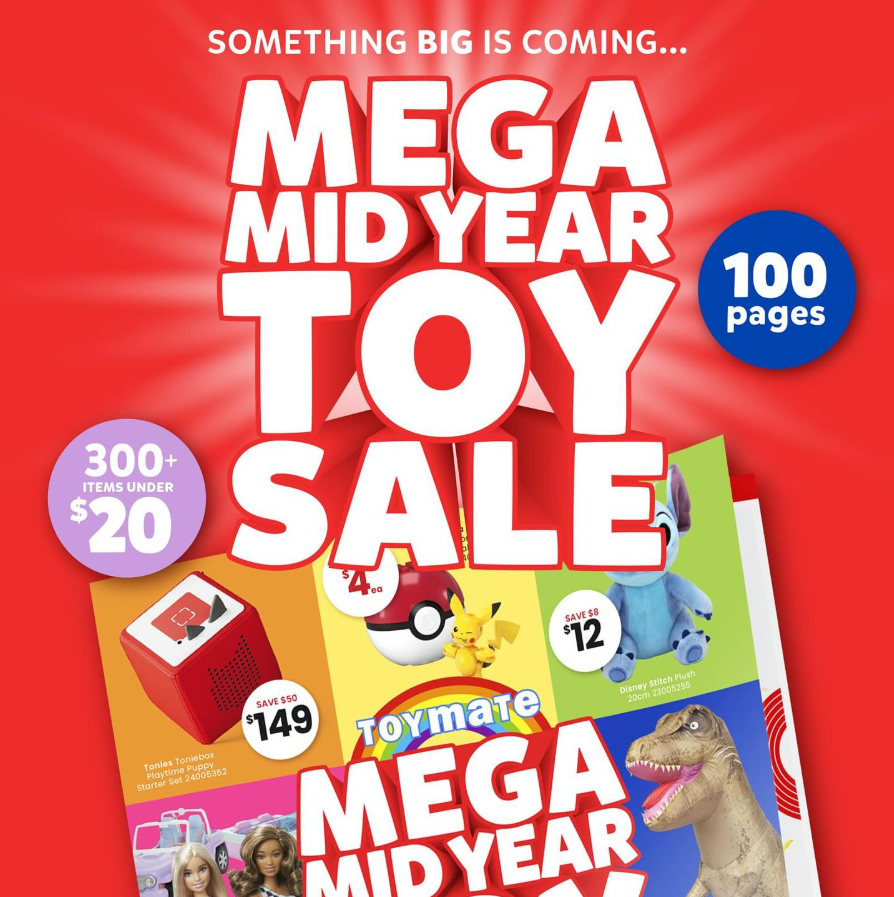 Mega midyear toy sale' at Toymate