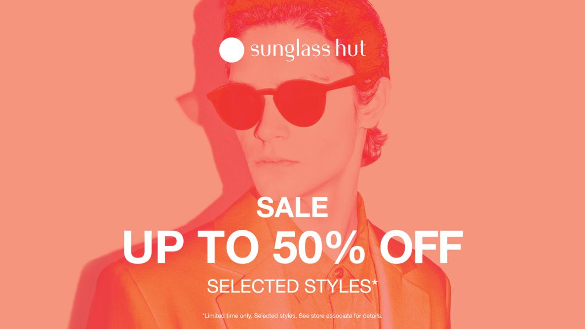 SUNGLASS HUT SUMMER SALE BANNER